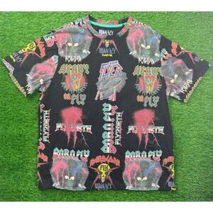 Born Fly Men's T-Shirt X2 Black Graphic Born Fly Forever 100% Cotton